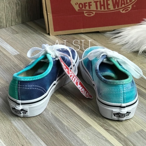NWT VANS Authentic Tie Dye Navy Kid’s - Picture 4 of 7